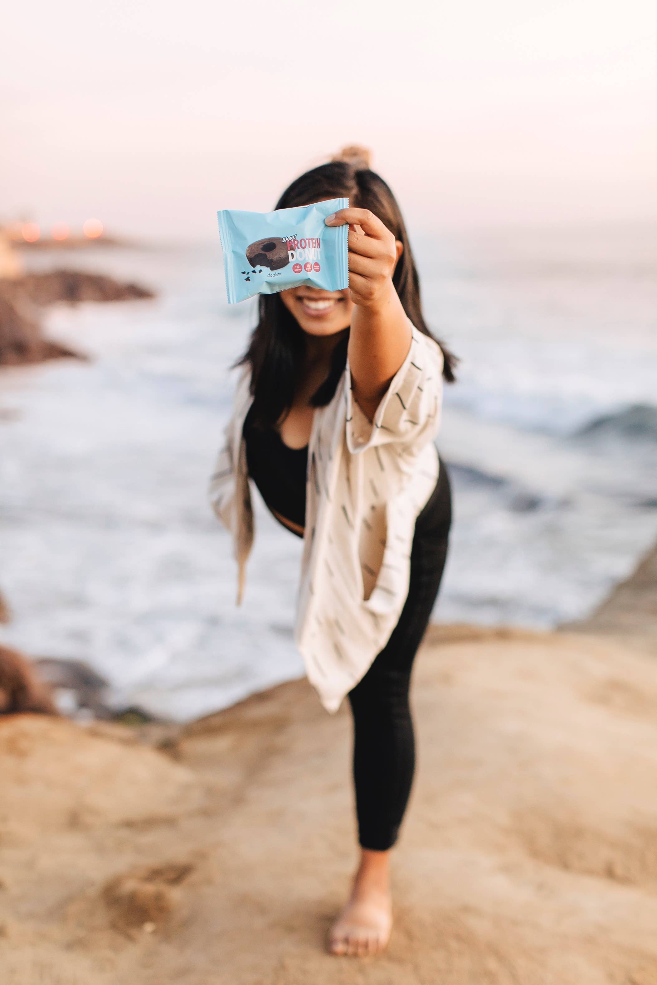 Wow! Protein Donuts - Wholesale Snack Bar - Wow! Protein Donuts: Low Calorie, (Chocolate - 6 Pack)6