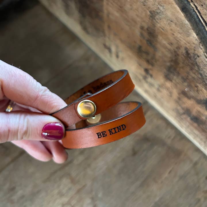 Left Grain - Wholesale Cuff Bracelet - Be Kind.....of a Badass Friendship Bracelet3