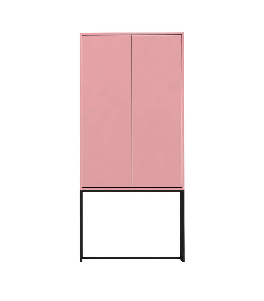 Really Nice Things - Wholesale Cabinet - Pink MDF sideboard cabinet with 2 doors9