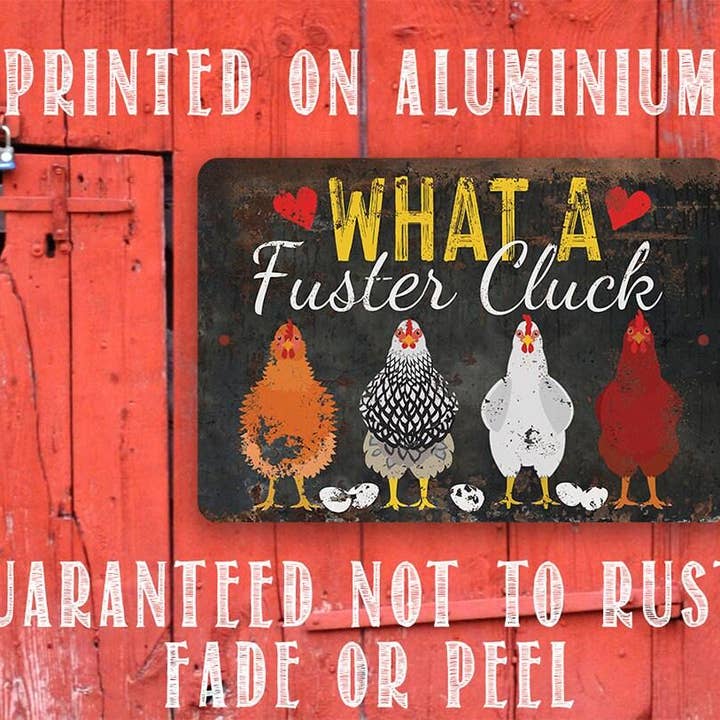 Lone Star Art Metal Signs - Wholesale Sign - Rustic Metal Sign | What a Fuster Cluck4