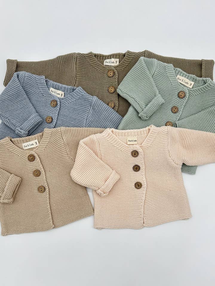 Andi Strickjacke für den Großhandel von OLIVE & CRADLE