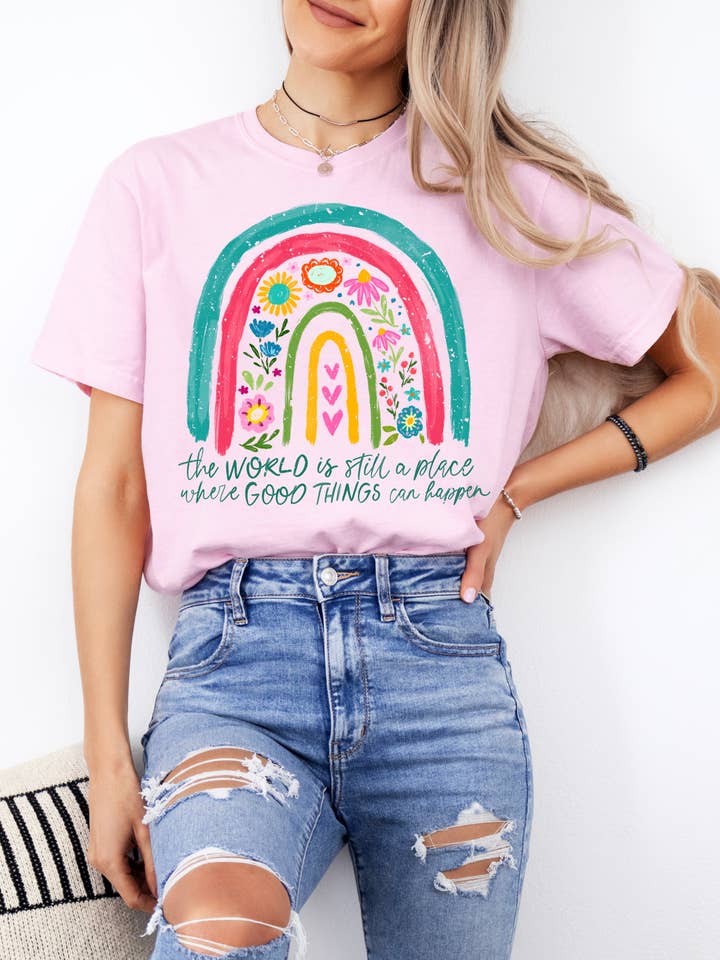 The World Is Still A Place Graphic Tee for wholesale by CMD Wholesale