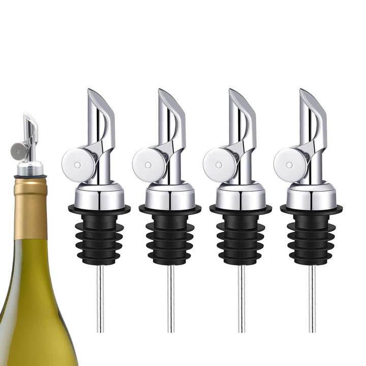 4 Pcs Weighted Stainless Steel Liquor Bottle Pourers (Silver) and other Purchase Wholesale easy liquor. Free Returns & Net 60 Terms on Faire trending on Faire.