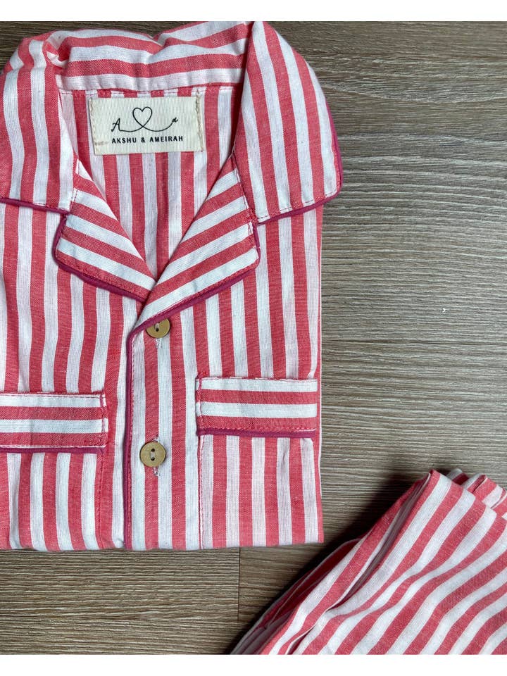Akshu & Ameirah - Wholesale Sleepwear Set - Kids - Two-piece Cotton Pajama Sets (Classic)1