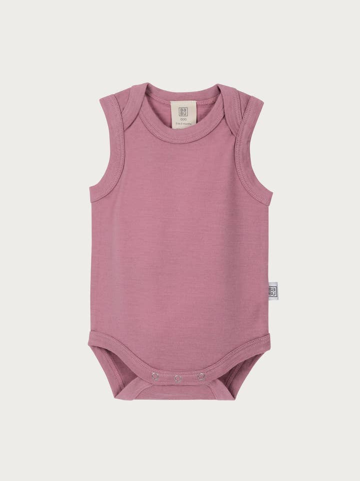 Merino Undertrøje Bodysuit - Blossom for engroshandel hos Babu
