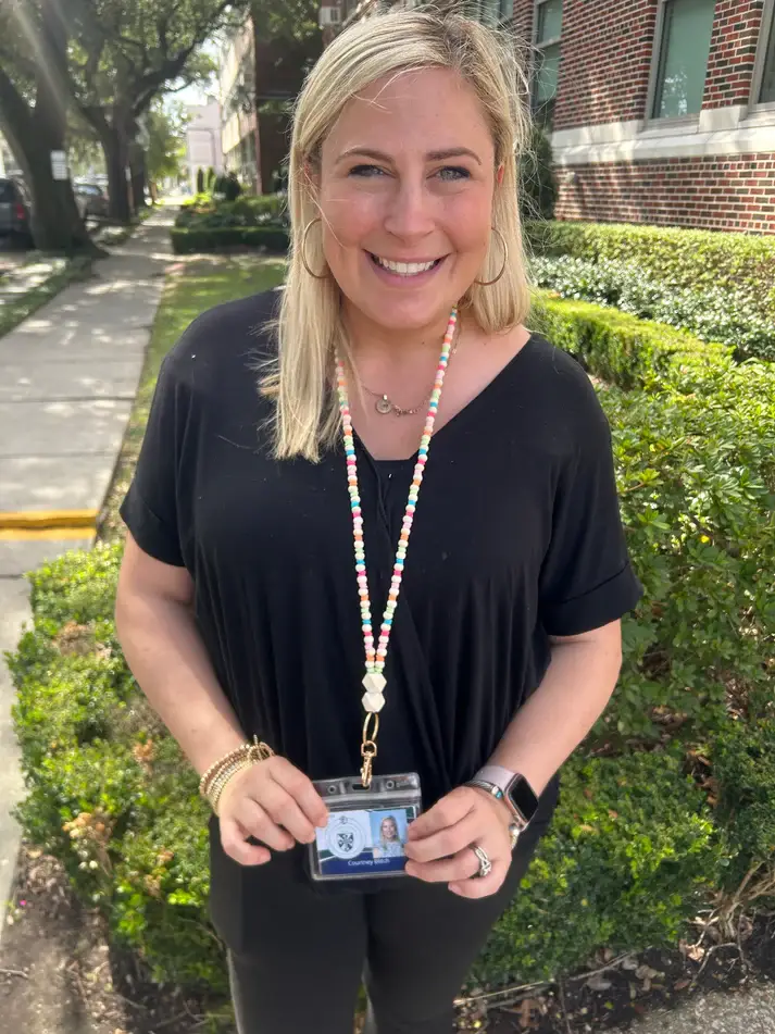 Lanyard Lovebirds - Vente Lanière – femme - Lanière entièrement perlée Popsicle1