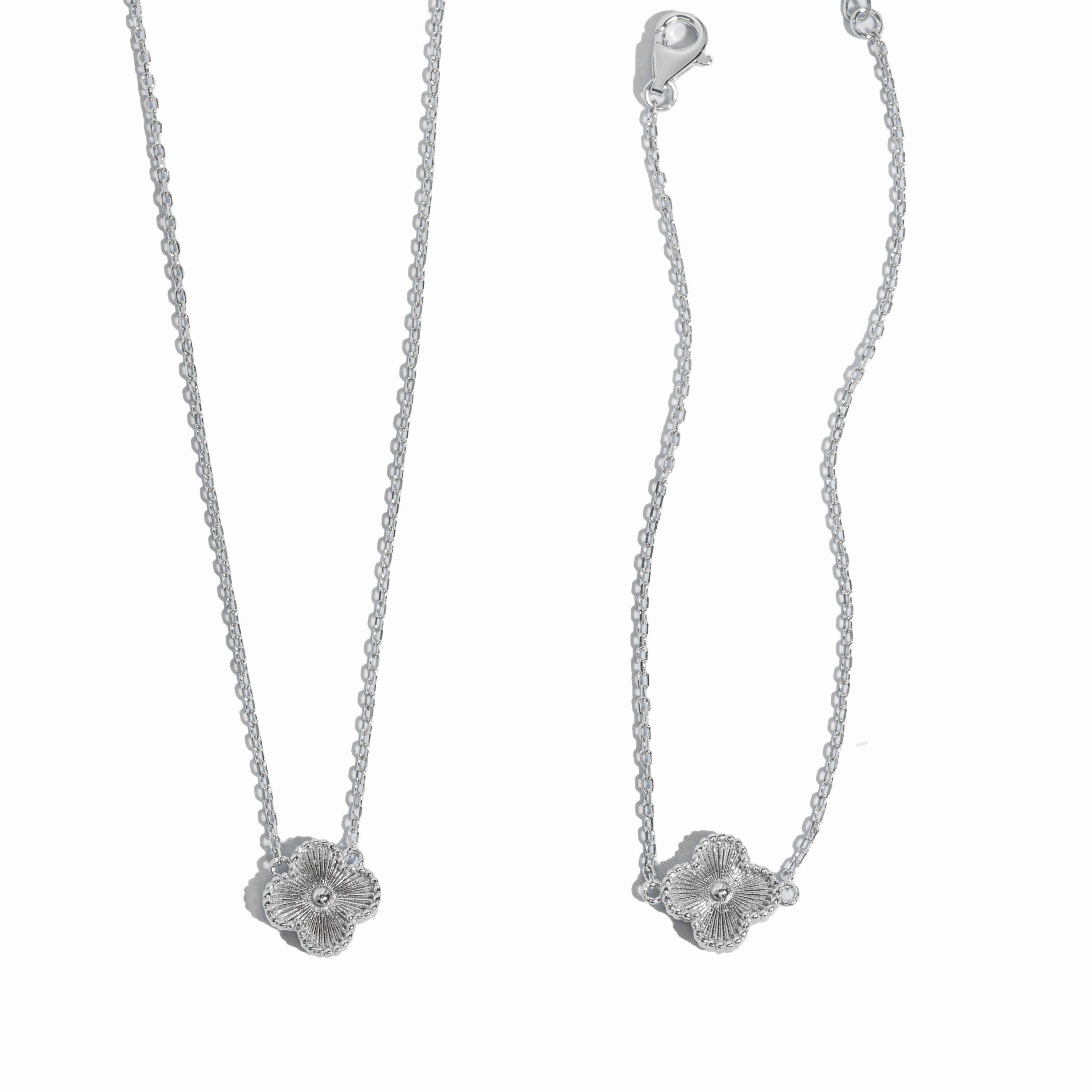 Sami Jewels – wholesale Pendant/charm necklace – Ella Four Leaf Clover Necklace7