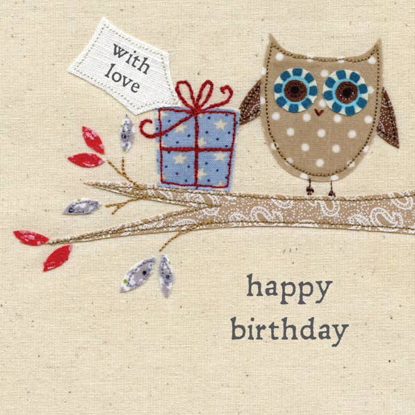 Birthday Owl - Picnic Time for wholesale by Blue Eyed Sun