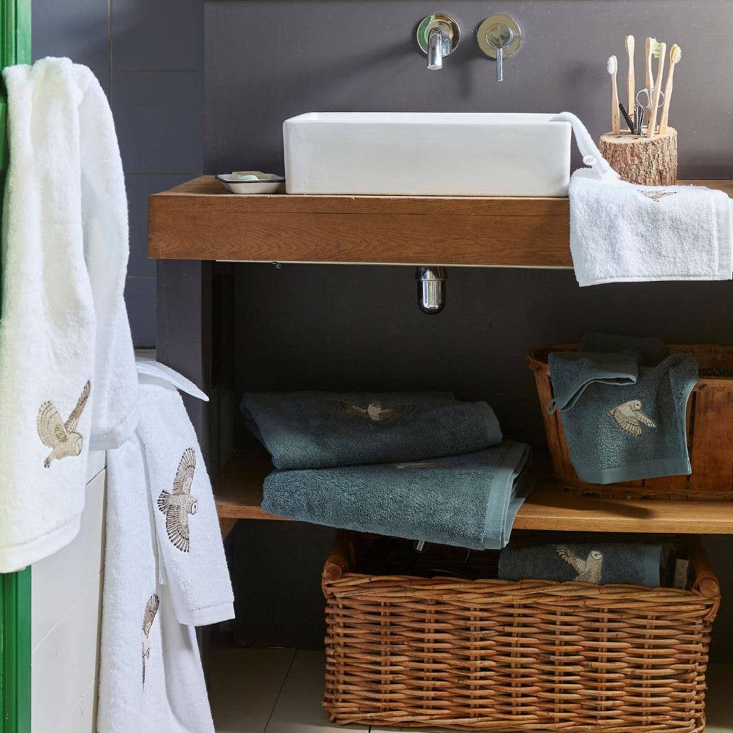 Sylvie Thiriez - Vendita all'ingrosso Spugnette da bagno - Panno L'envol blanc1