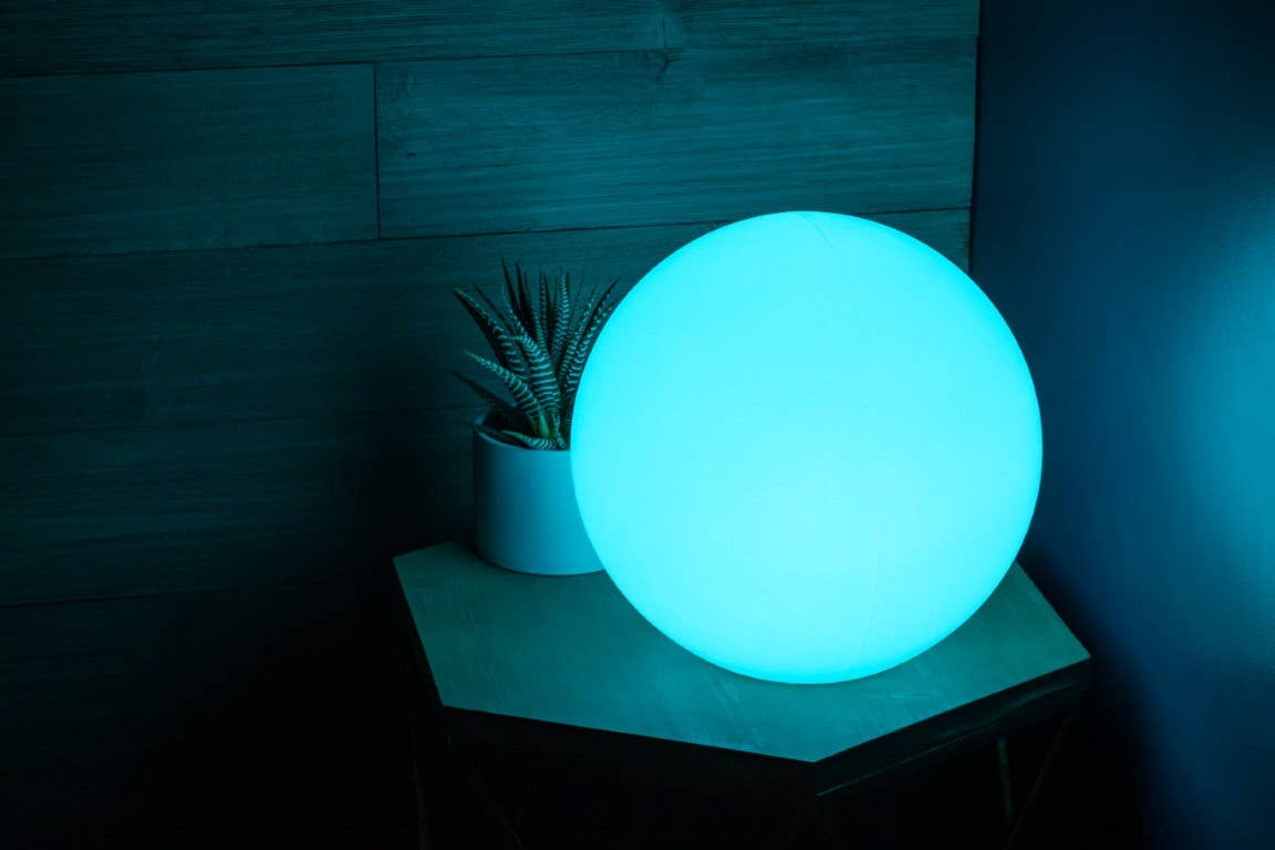 Allsop Home & Garden – wholesale Outdoor/lawn light – GLOW Portable LED Harvest Moon Outdoor Lantern - 12"11