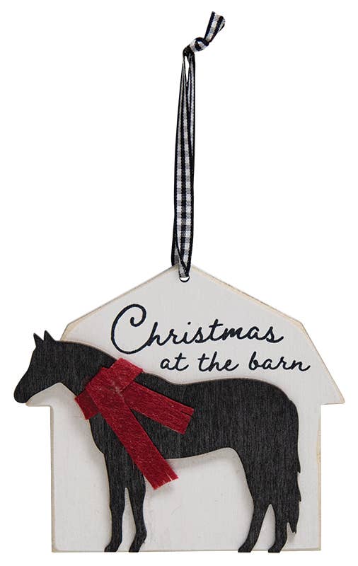 The Hearthside Collection - Vendita all'ingrosso Set di decorazioni  - Decorazioni da fienile con animali da fattoria, 4 pezzi assortiti2