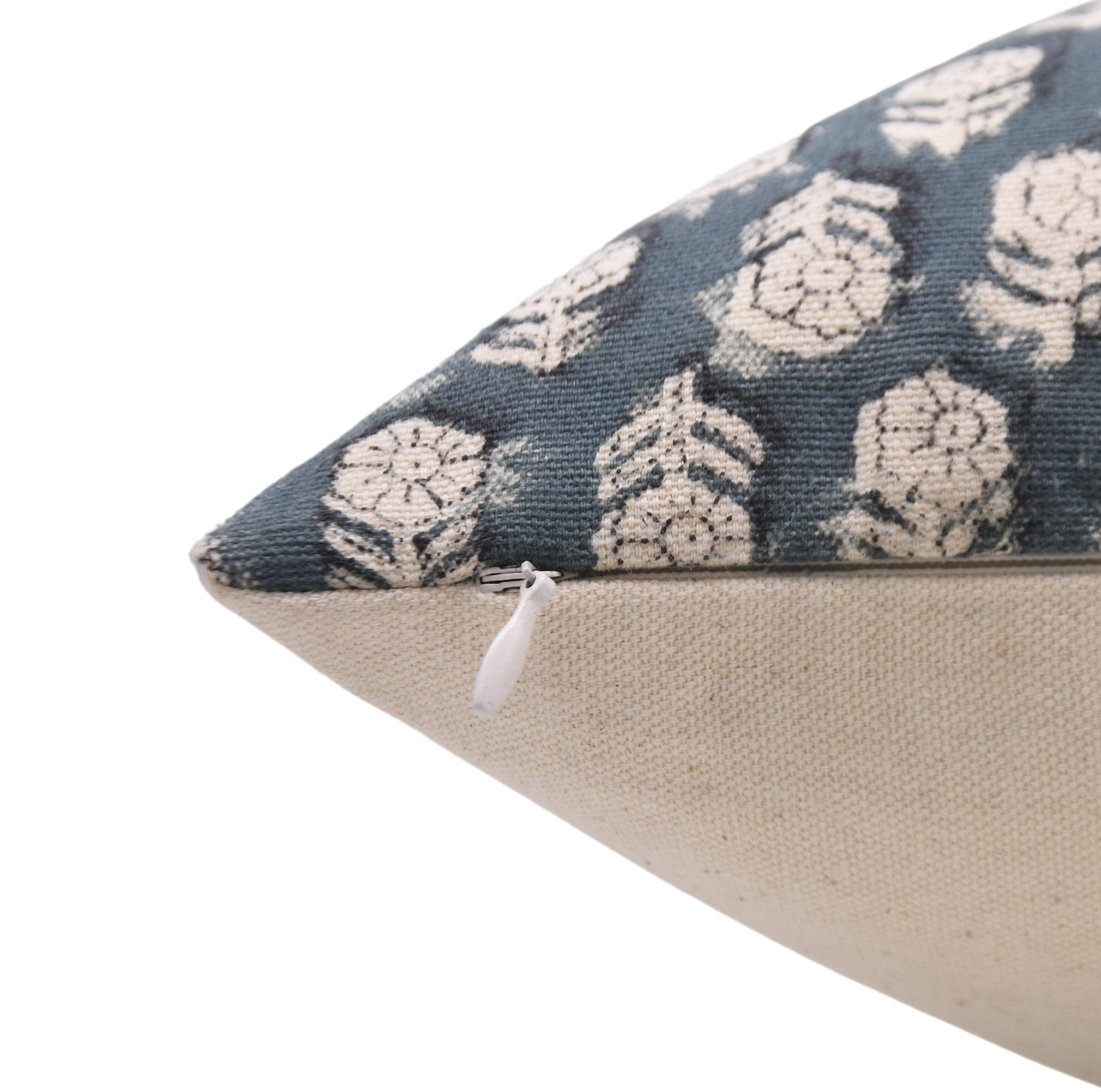 Fabdivine - Wholesale Throw pillow cover - Natural Hand Block Duck Canvas Pillow cover - Tulsi Buti2