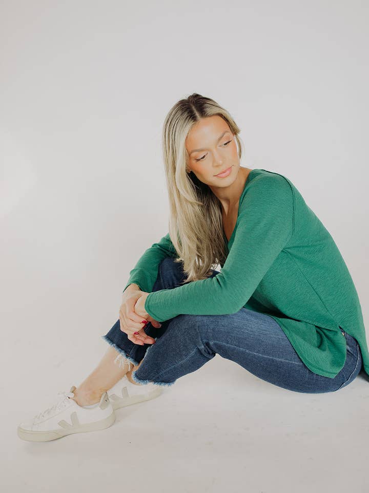 Summer Camp - Wholesale Tunic - Women's - Weekend Getaway Long Sleeve V-Neck11