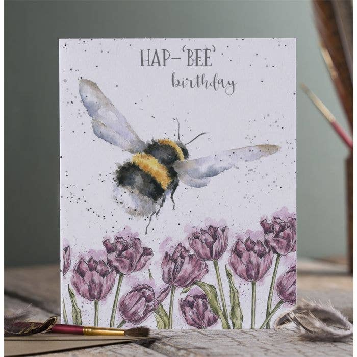 Wrendale Designs - Wholesale Birthday Card - Hap-Bee Birthday