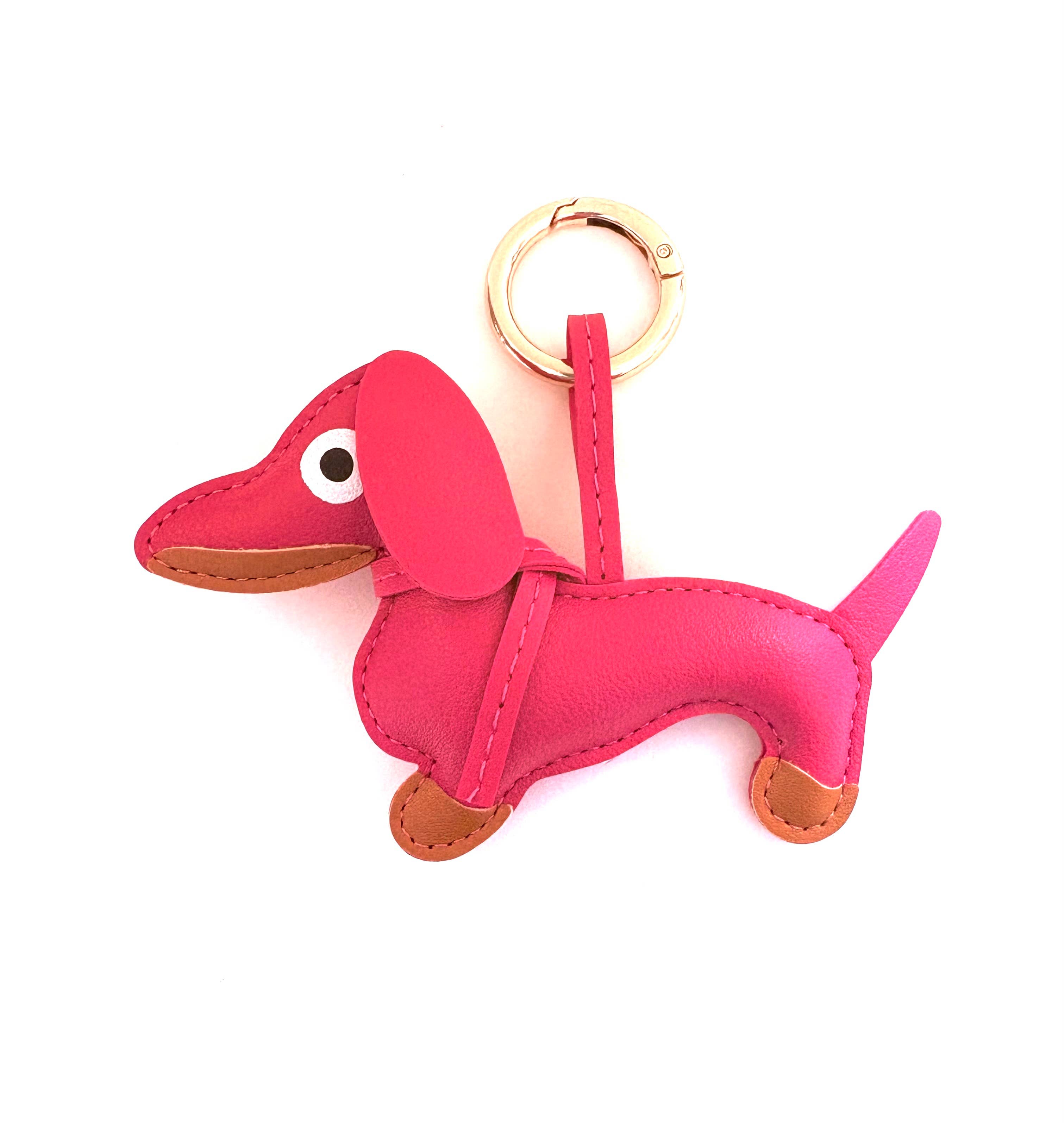 Chic Le Freak - Wholesale Keychain - Women's - Keychain Dachshund pink/gold1