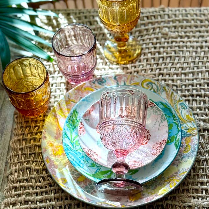 Multi Assorted Drinking Glass 10 oz, Set of 4 for wholesale on Faire