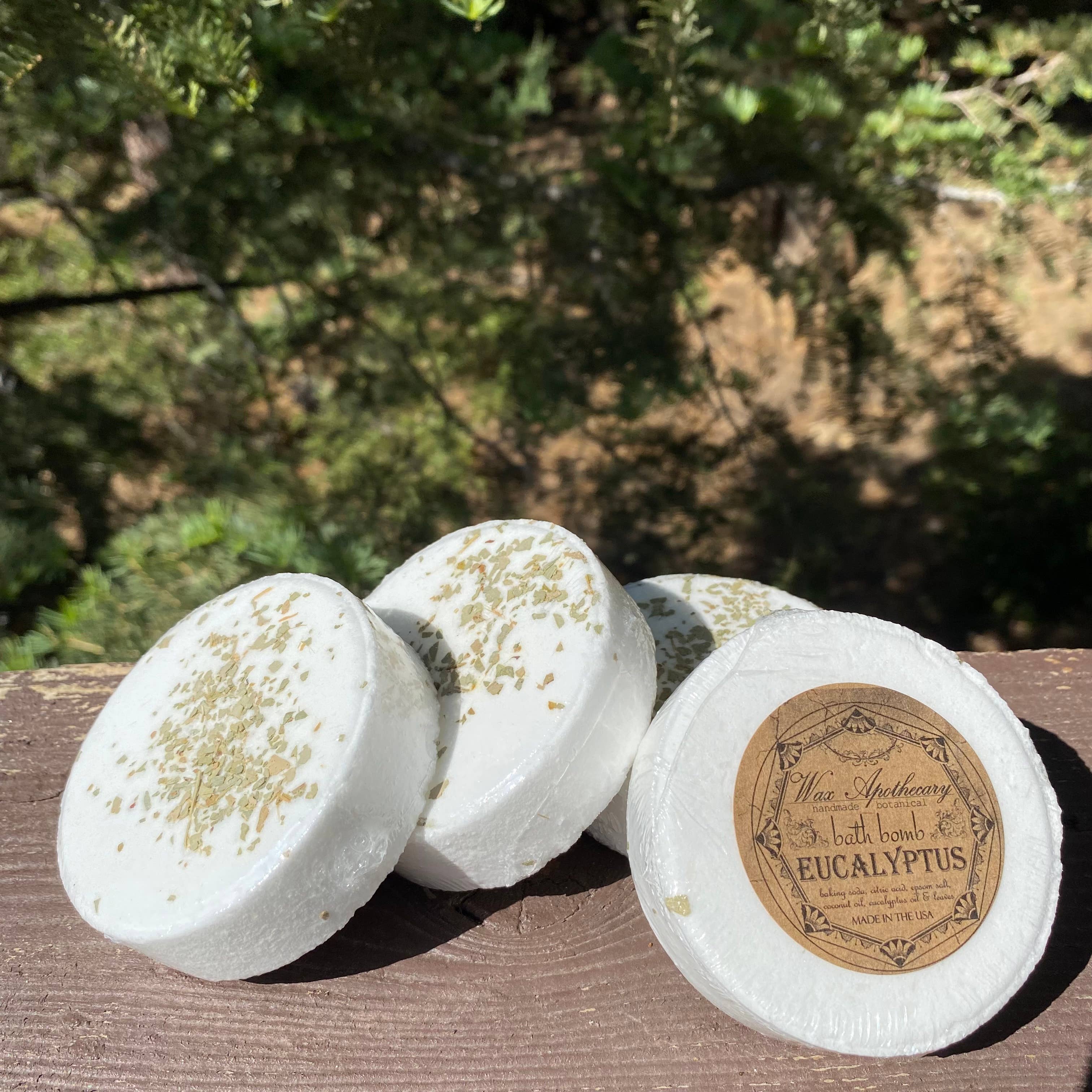 Wax Apothecary - Wholesale Bath Bomb/Fizz - Silver-Dollar Eucalyptus Botanical Bath Bomb6