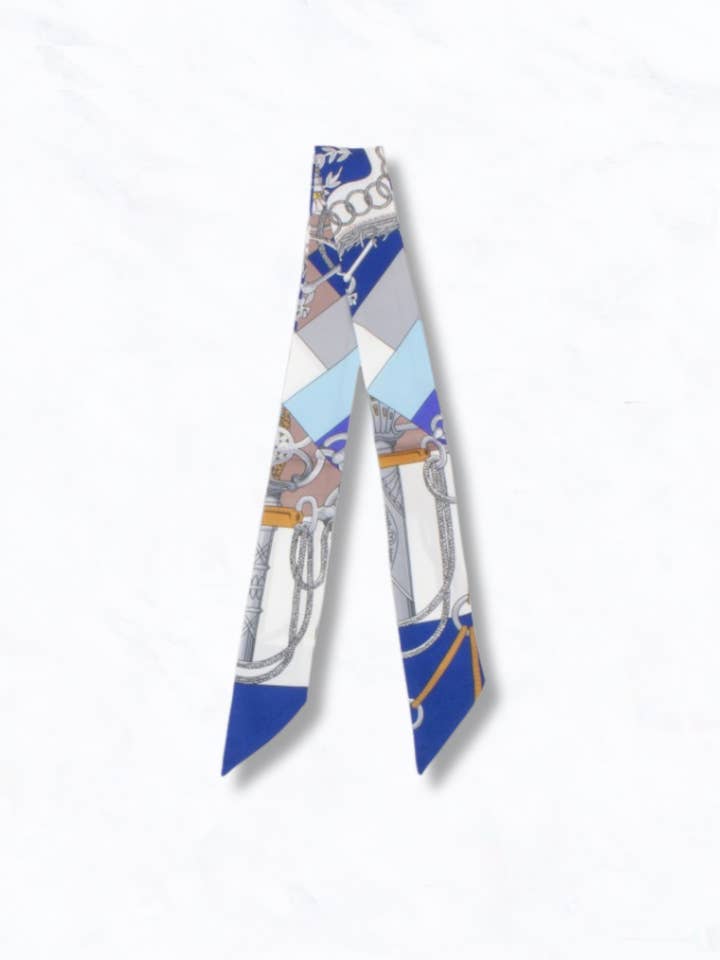 Elegant Rope & Chain Accent Thin Scarf for wholesale by Suzie Q USA