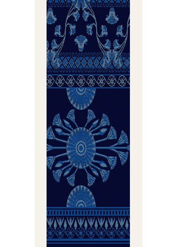 200 Lotus and Papyrus scarf for wholesale by Brochier Soieries