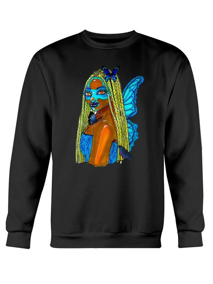 Butterfly Fairy Sweatshirt for wholesale by D. Ridley Designs