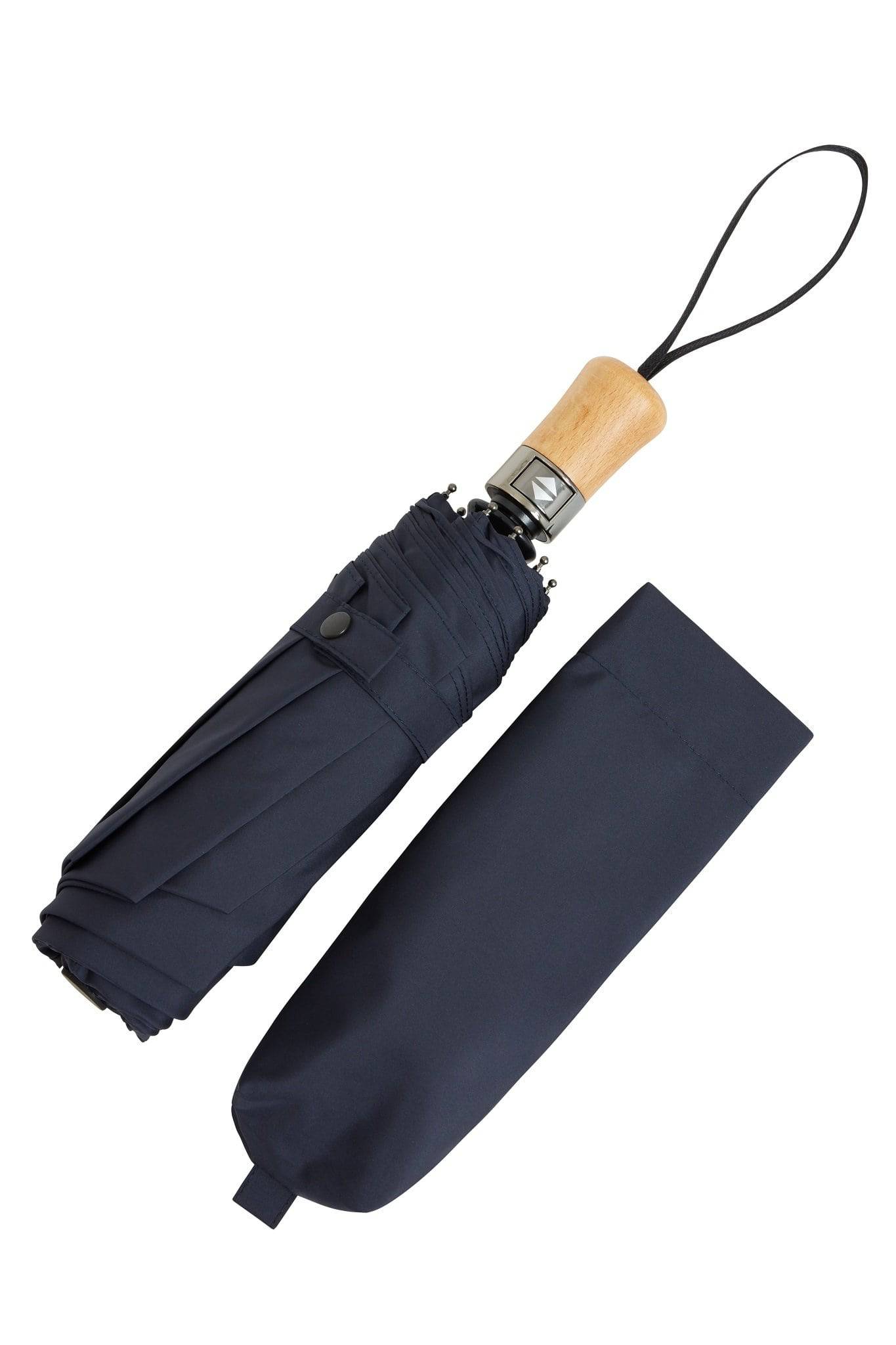 McInce Collections - Wholesale Umbrella - Unisex - Auto Open/Close Ince Folding Umbrella - Beechwood Handle4