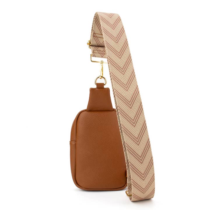 Babs + Birdie – bolsa tiracolo - Mulher por atacado – The Harlow | Sling Sling com Bracelete Chevron | 3 Cores 4