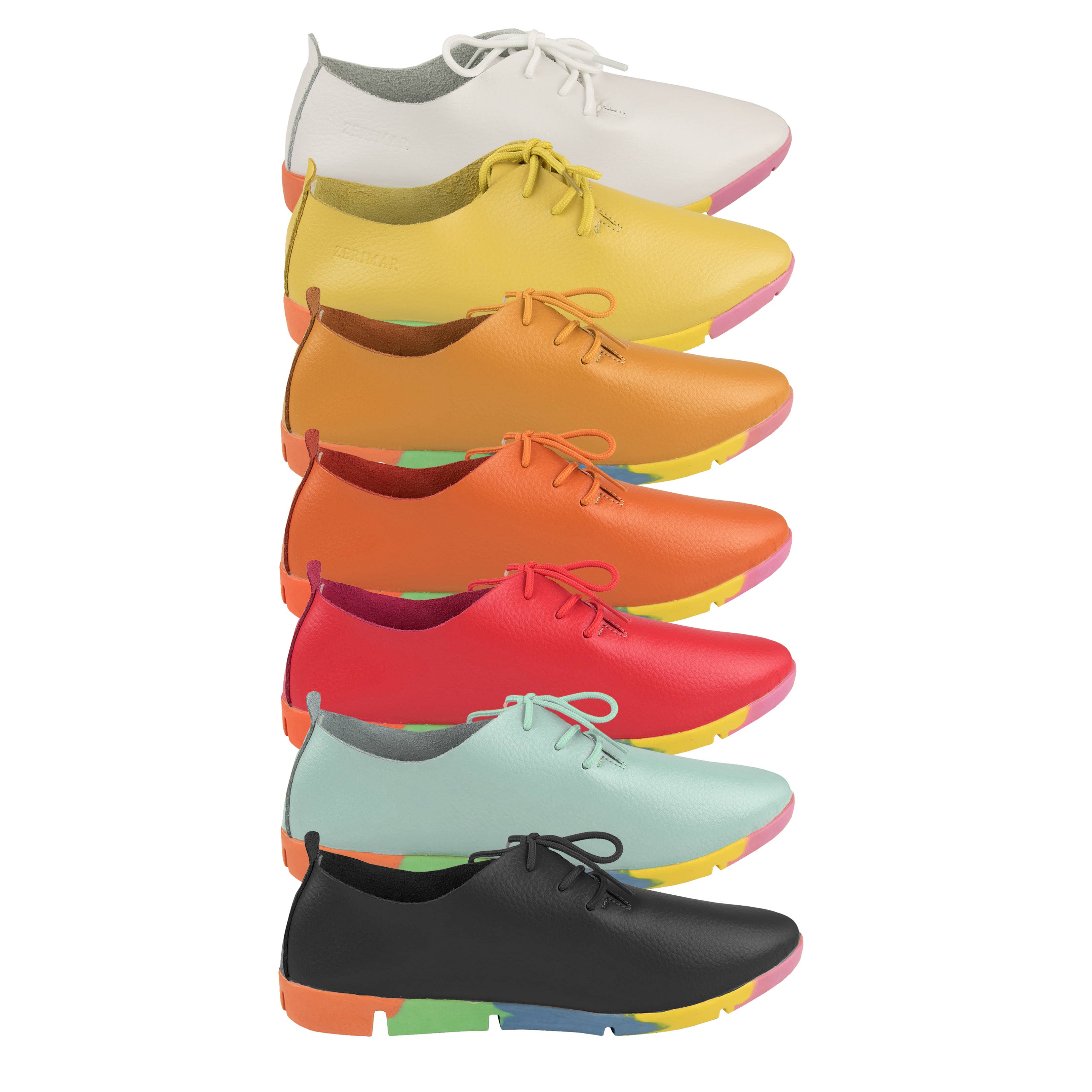 Giallo Mocassini da donna in pelle Zerimar - Scarpe comode eleganti, giallo in vendita all'ingrosso su Faire6