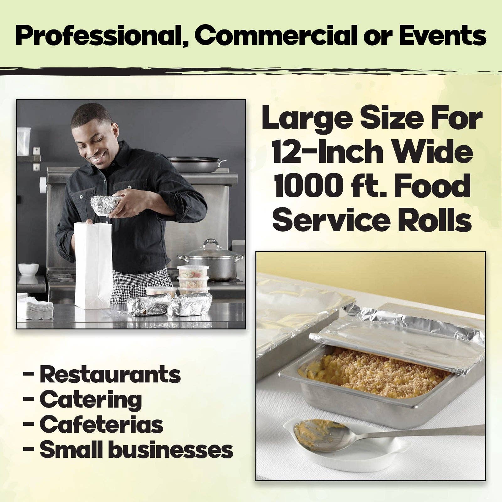 Mainstream Source – wholesale Köksverktyg/-pryl – Mainstream Source® Stor Bambu Wrap Dispenser - Extra tjock1