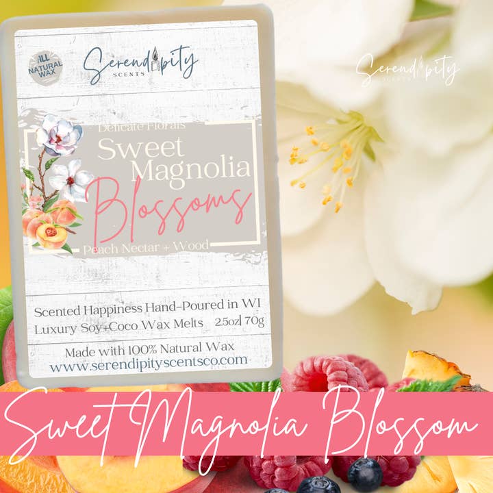Sweet Magnolia Blossoms (All Natural Wax) Home Fragrance Bar for wholesale by Serendipity Scents Co.