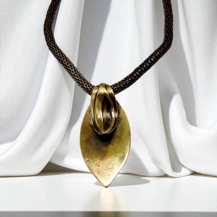 The Ancient Bazaar Jewelry & Accessories - Wholesale Pendant/Charm Necklace - Item # BRN-1072 - Brass Necklace