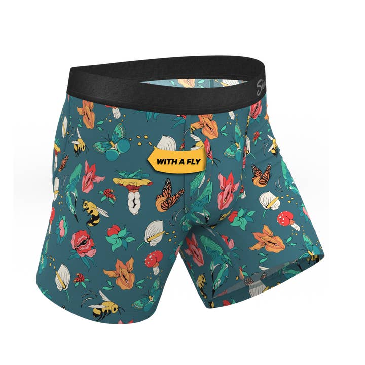 Shinesty, Inc - Wholesale Underwear - Men's - Pollination Station | Ball Hammock® Pouch Underwear Fly