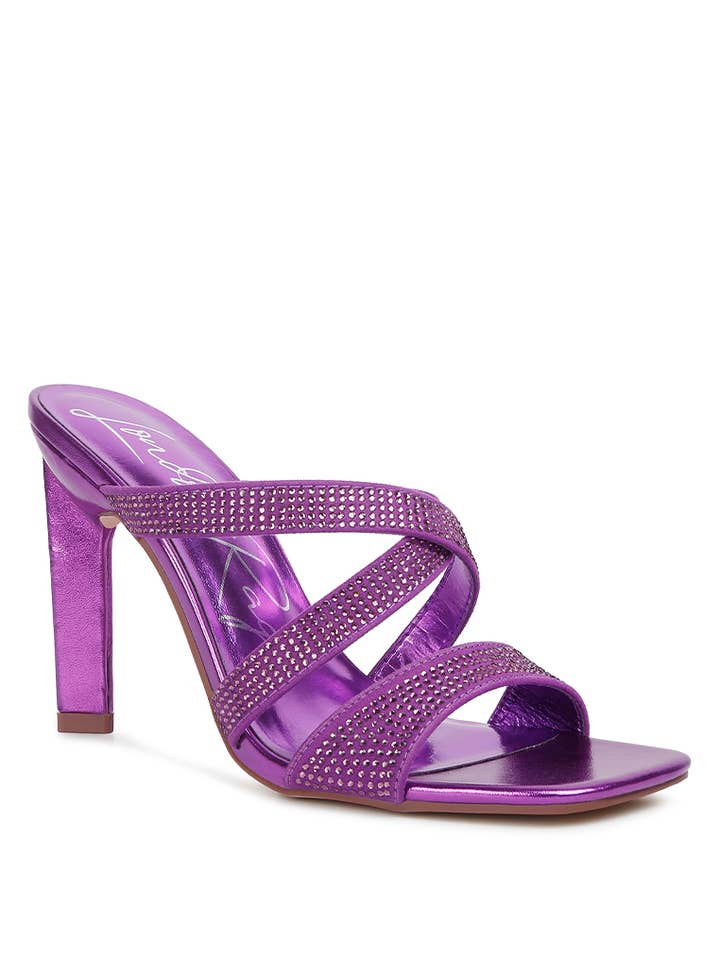 Wapit Rhinestone Embellished Straps Sandals for wholesale by Rag Company