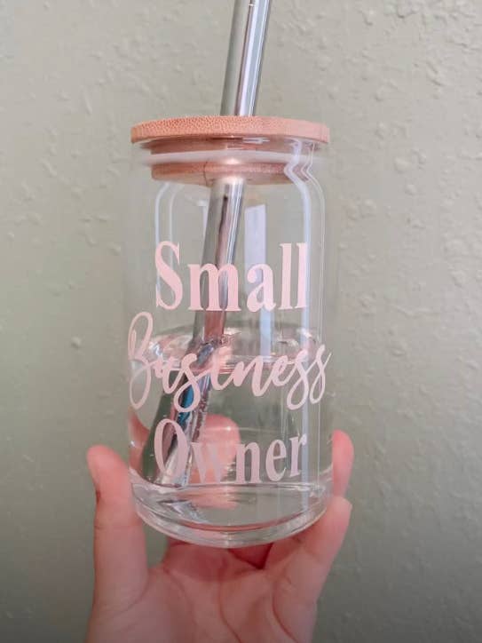 Verre à bière pour propriétaires de petites entreprises pour la vente par cwjgcrafts