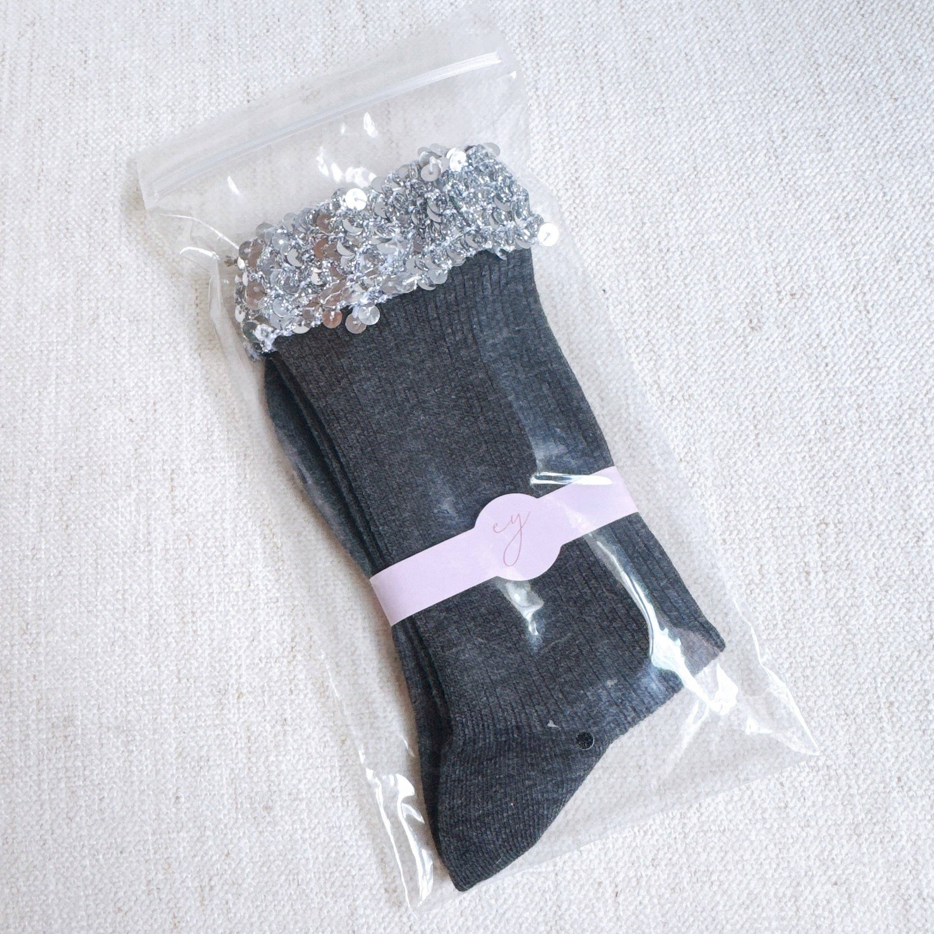 Ellison+Young - Wholesale Socks - Women's - Sequin Chic Shine Top Socks2