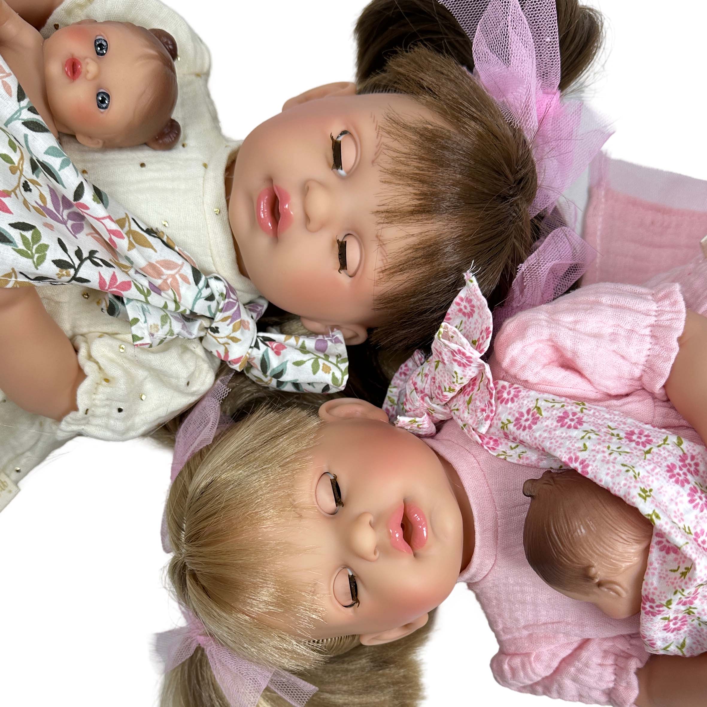 Nines Artesanals d'Onil Dolls - Wholesale Doll - Kids - ALEX DOLL WITH PINK BABY10