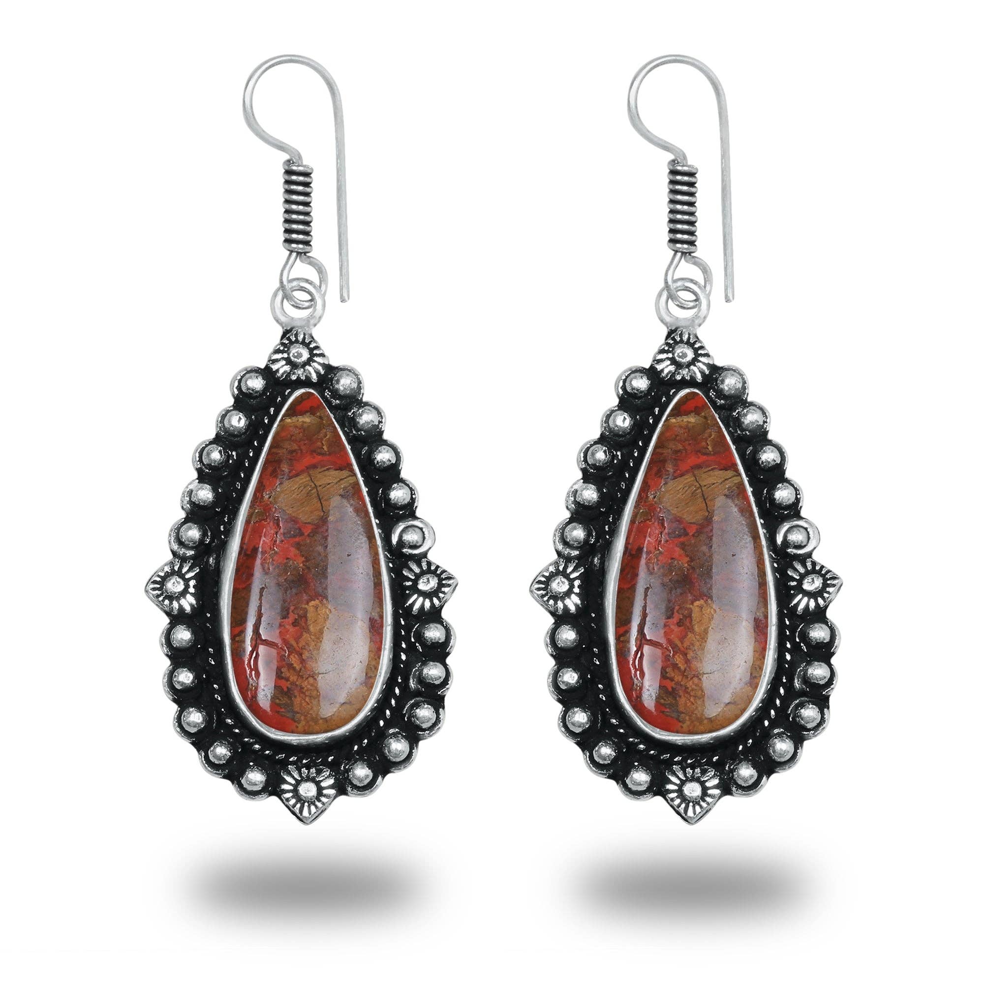 Handmade Jewels - Wholesale Dangle Earrings - Boho Crystal Earrings For Women - Silver Plated, Designer, Chic, Assorted And Wholesale18