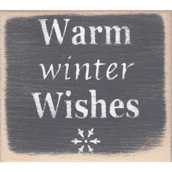 Gar Wholesale Inc. - Wholesale Sign - WB304 Warm Winter Wishes