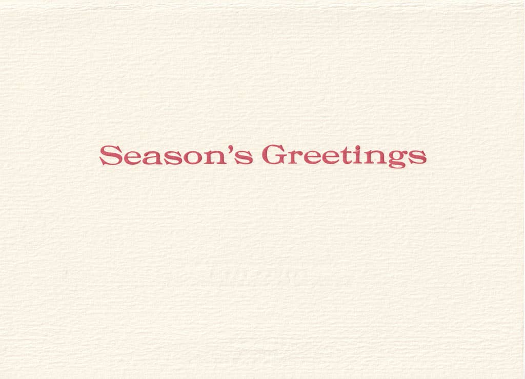 Saturn Press - Vendita all'ingrosso Biglietti di auguri di buone feste - Pigne - Scatola Festiva1