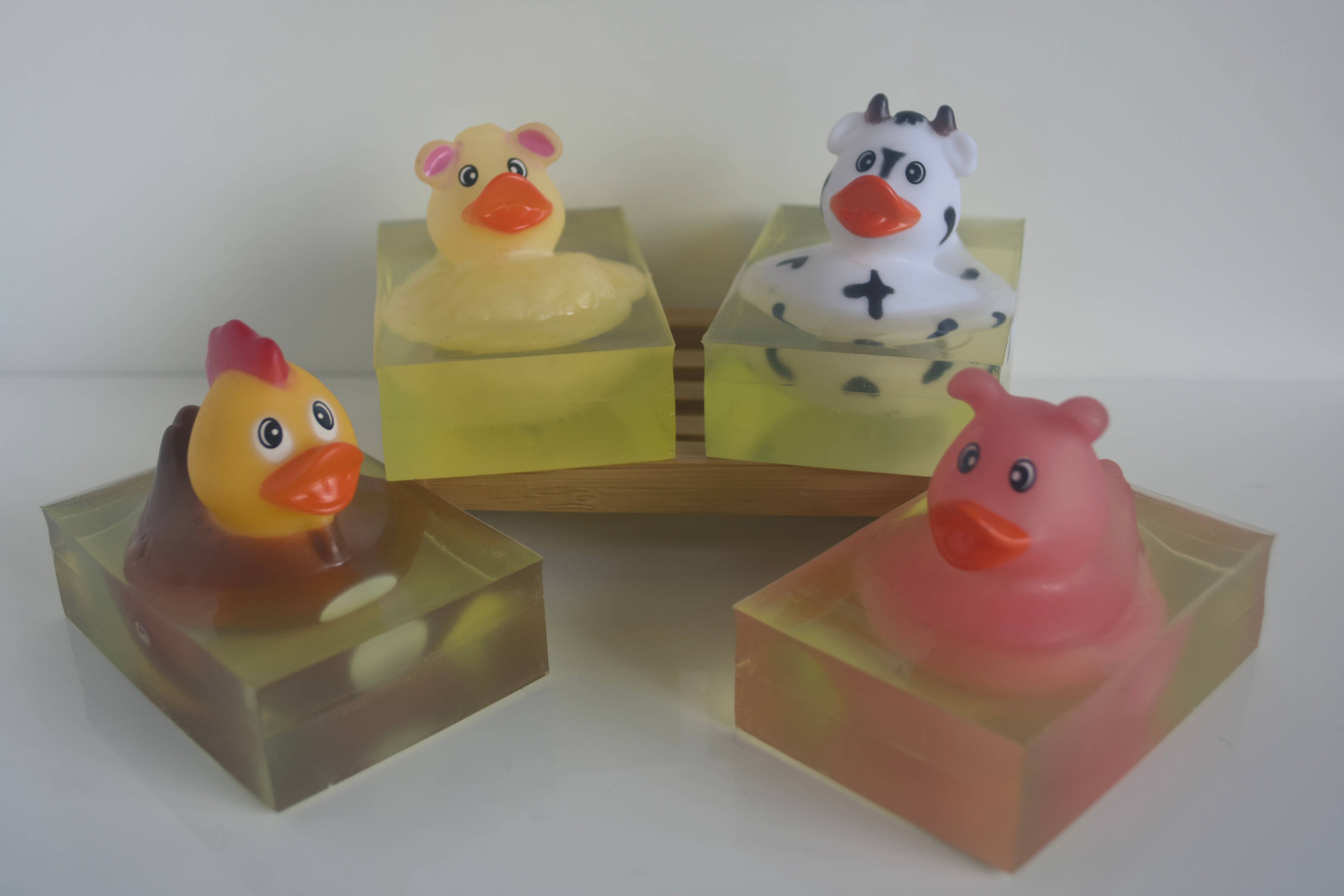 Handmade by Tink – wholesale Bar Soap – Farm Animal Duck Soap (Fragrance free & Vegan Friendly)0