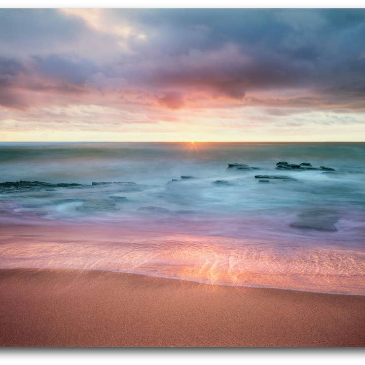 Sunset Beach Wall Art for wholesale by Courtside Market