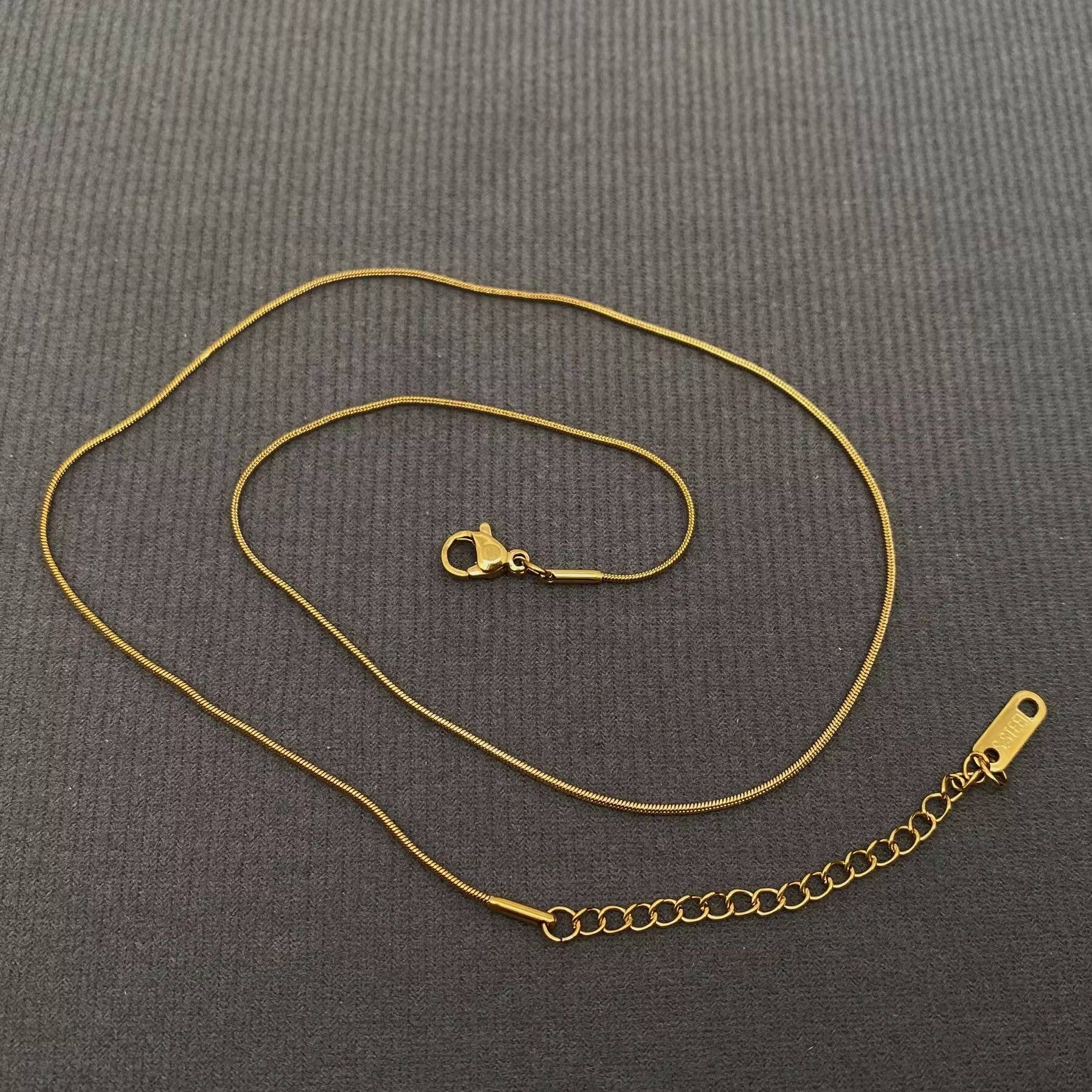 Mio Queena - Wholesale Extender Chain - DIY Accessories for Necklaces 18K Golden S.Steel Chain - FGS8