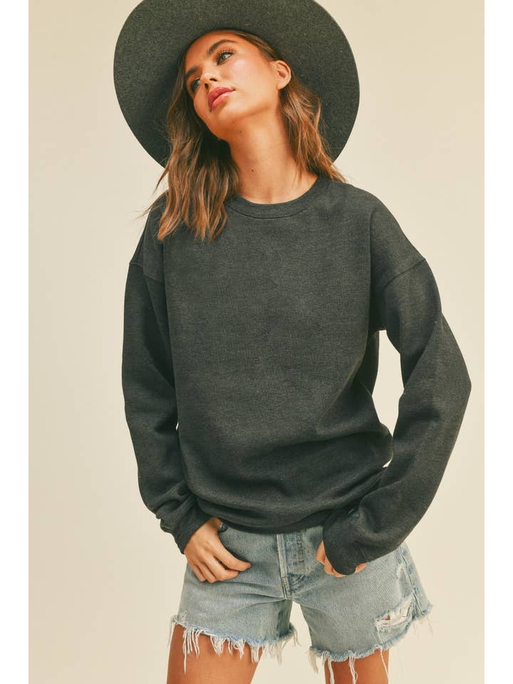 Honestee - Wholesale Sweatshirt - Women's - Blank Long Sleeve Sweatshirt5