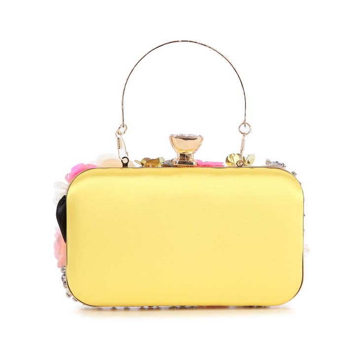 Handbag Express - Wholesale Clutch Bag - Women's - Raised Flower Beaded Evening Bag