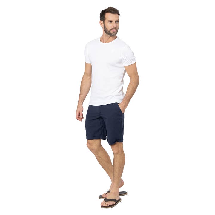 MEN'S SUMMER LINEN SHORTS HSL0100E for wholesale by La Mano Boho