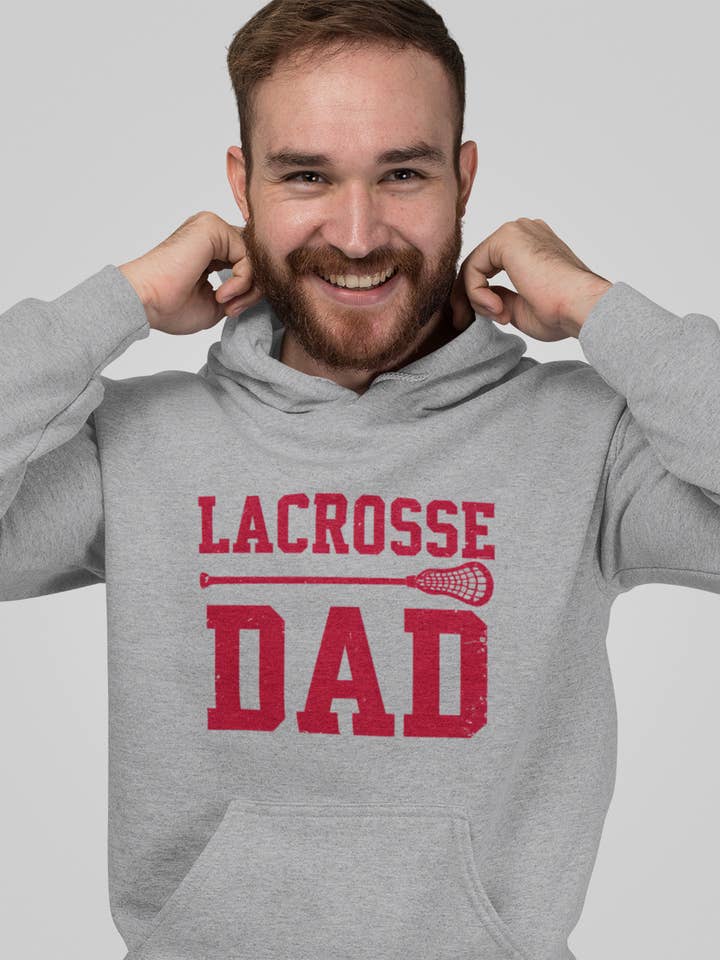 Sweat à capuche en polaire Lacrosse Dad pour la vente par reLAX Wear