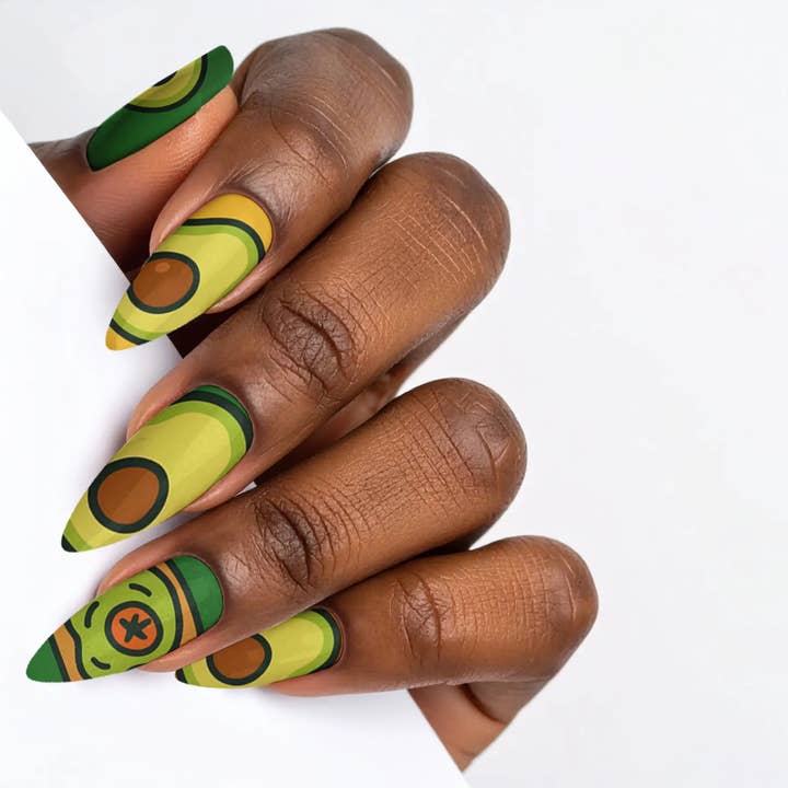 FYNE BODY - Wholesale Press-on/fake nails - Avocado Vibe Blast Avocado Press-On Nails50