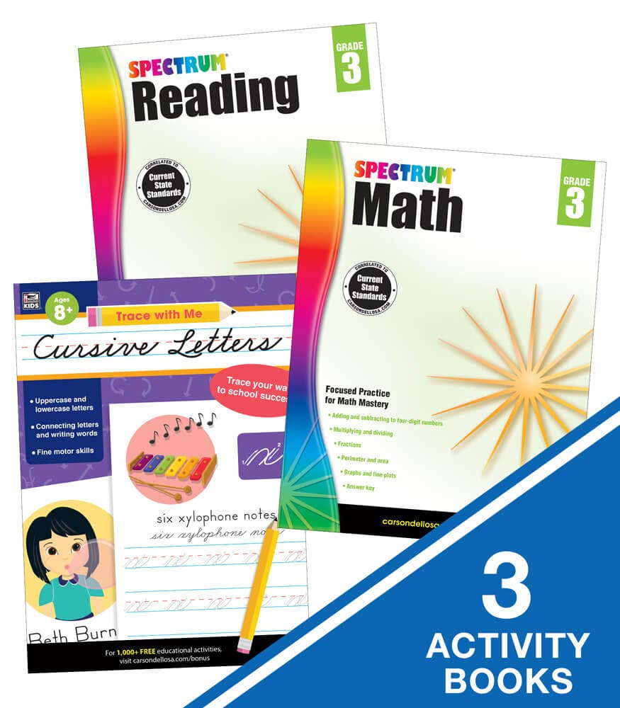 Carson Dellosa Education - Wholesale Learning Cards - Kids & Baby - Homeschool 3rd Grade Learning Kit1