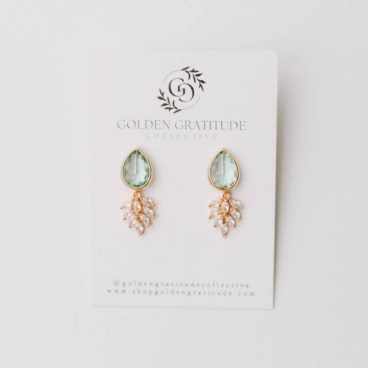 Golden Gratitude - Wholesale Dangle Earrings - Classic Boho Drop Earrings