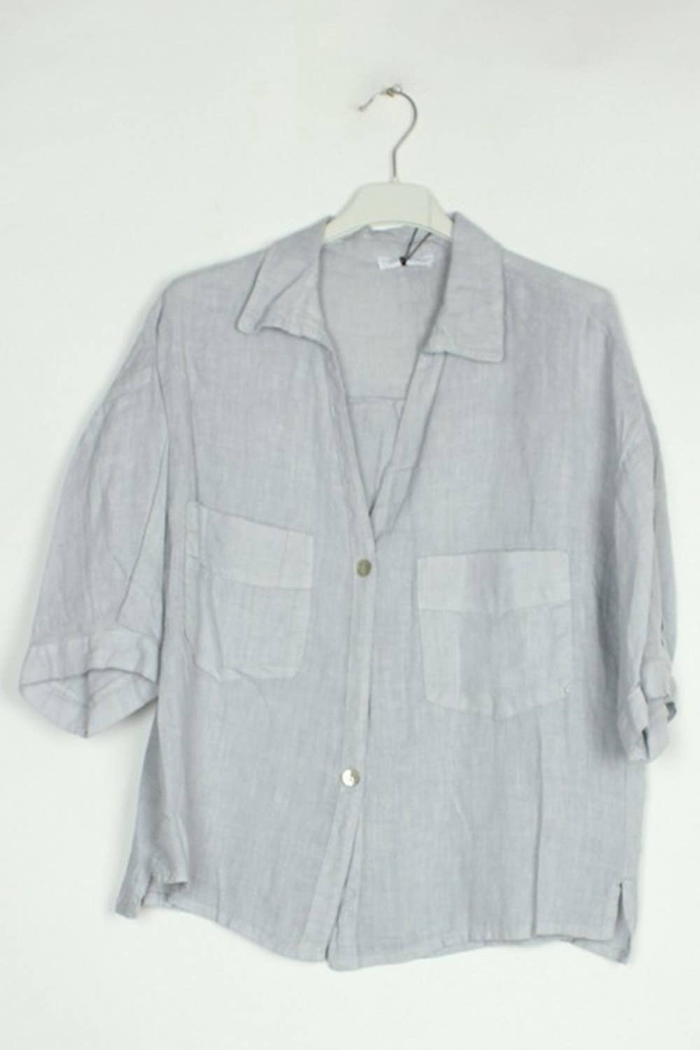 LÉA & LUC - Wholesale Button Down Shirt - Women's - 100% linen shirt REF.20174/57