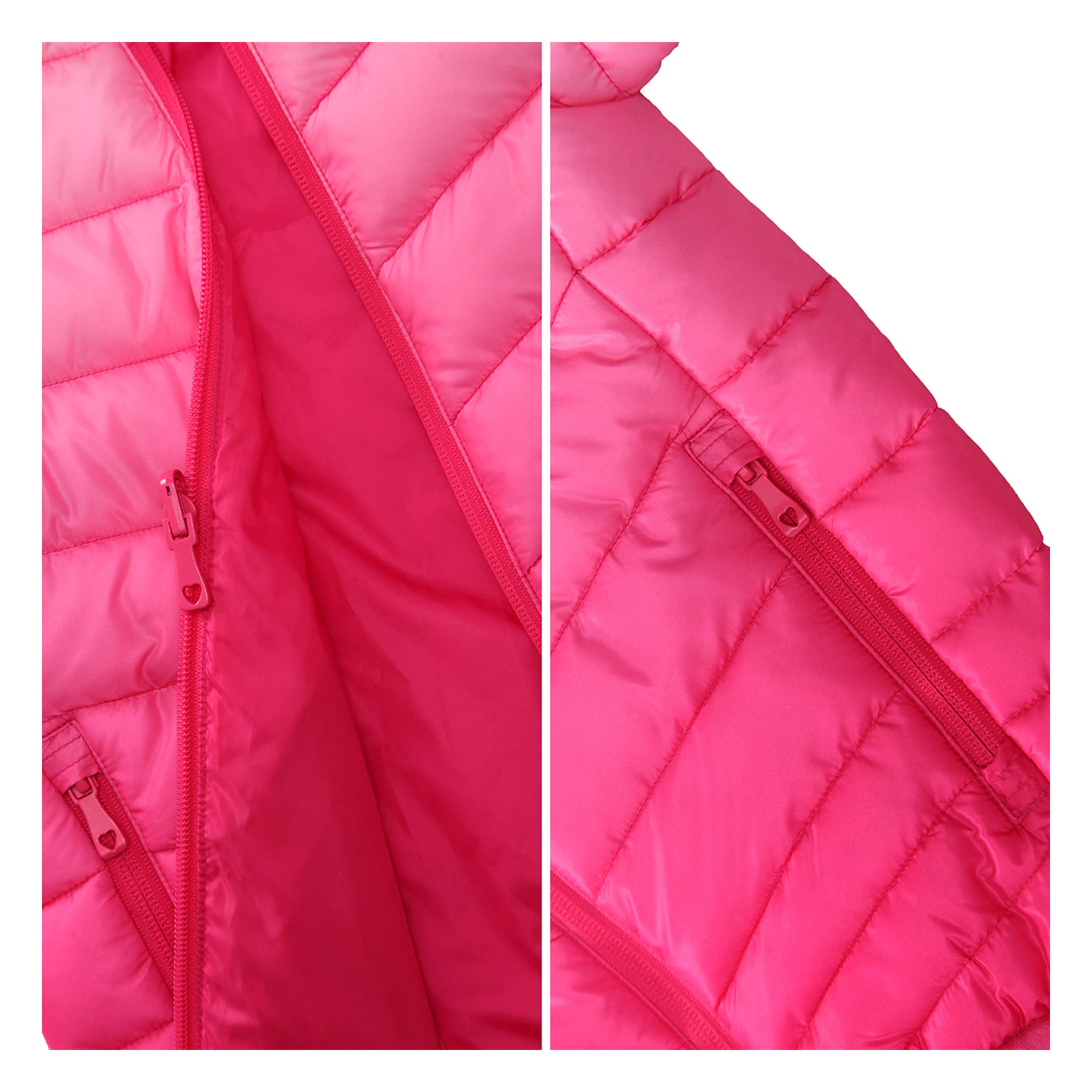 Rokka & Rolla - Wholesale Puffer Jacket - Kids - Girls' Reversible Light Puffer Jacket Coat14